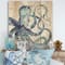 Designart - Blue Deep Sea VIII - Coastal Print on Natural Pine Wood